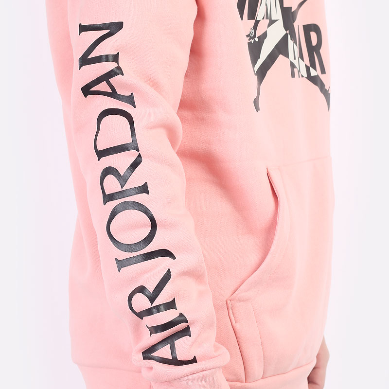 мужская розовая толстовка Jordan Alphabet Logo Pullover Hooded DH9505-648 - цена, описание, фото 5